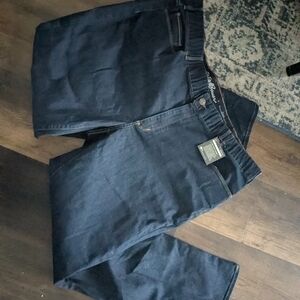 Eddie Bauer Brand New Specially Dyed Dark Jeans Curvy Straight Size 24